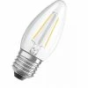 LED-Glühbirne E27 C35 Dimmbar Filament Kerze 4.8W Parathom Classic OSRAM 4058075590670 Warmes Weiß 2700K