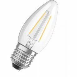 LED-Glühbirne E27 C35 Dimmbar Filament Kerze 4.8W Parathom Classic OSRAM 4058075590670 Warmes Weiß 2700K