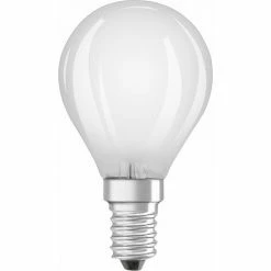 Osram LED Leuchtmittel Cla P E14 2,5W 2er Pack, Warmweiß, Weiß Matt Osram Led 0773706057 04058075289673 Led