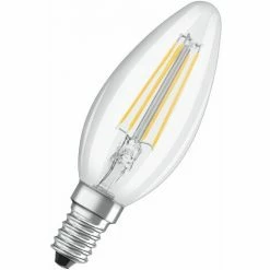 Osram LED Leuchtmittel Retrofit CL B40 E14 4W, Neutralweiß, Klar 04058075435261 0773706342 04058075435261 0773706342