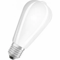 Osram LED Leuchtmittel Star Edison 55 E27 6,5W, Warmweiß, Weiß Matt Led 4058075434363 Star Leuchtmittel Edison