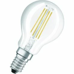 Osram Parathom LED Tropfenlampe Klar E14 4 Watt 827 Warmweiß Extra
