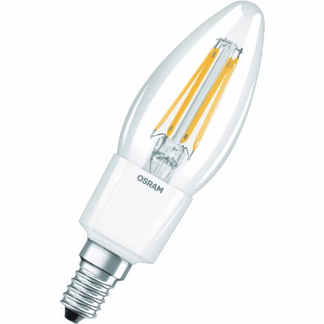 Osram Parathom LED Kerzenlampe Klar E14 5,5 Watt 827 Warmweiß Extra 1 Osram Parathom LED Kerzenlampe Klar E14 5,5 Watt 827 Warmweiß Extra