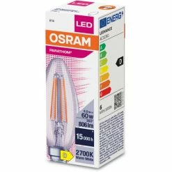 Osram Parathom LED Kerzenlampe Klar E14 5,5 Watt 827 Warmweiß Extra 6 Osram Parathom LED Kerzenlampe Klar E14 5,5 Watt 827 Warmweiß Extra -OSRAM Shop 68567649 3