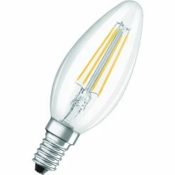 Osram Parathom LED Kerzenlampe Klar E14 4 Watt 827 Warmweiß Extra